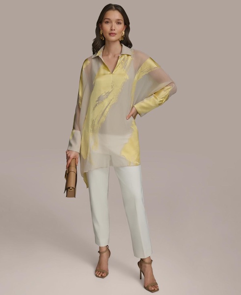 Women's Brushstroke Burnout Tunic
