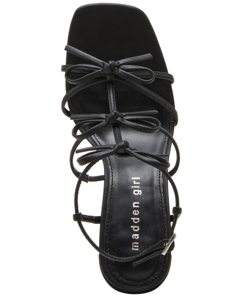 Lovely Bow Strappy Block-Heel Dress Sandals