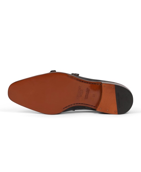 Men's Dunhill Single Monk Dress Loafers
