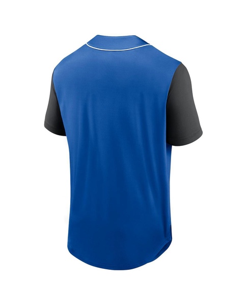 Branded Men's Royal San Jose Earthquakes Balance Fashion Baseball Jersey