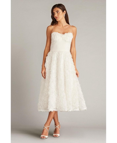 Women's Greer Rosette Appliqu  Midi Dress
