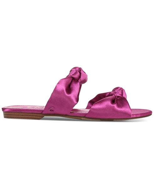 Marissa Knotted Flat Slide Sandals