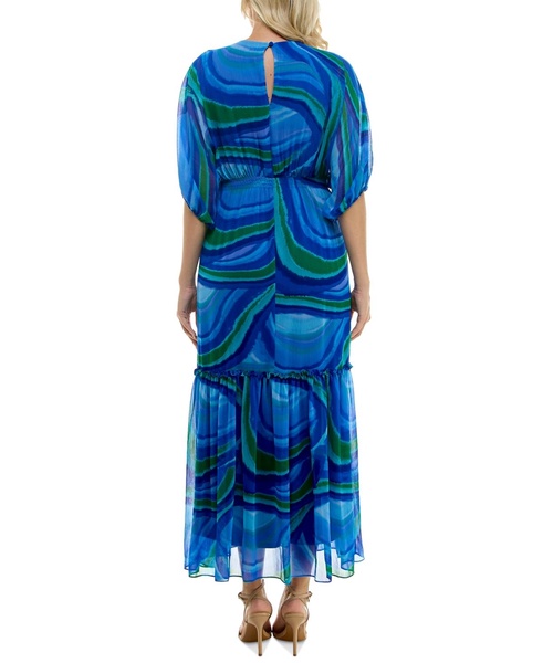Women's Printed Fit & Flare Dress