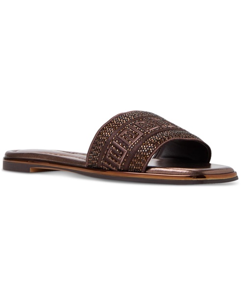 Women's Oceania Embroidered Slide Flat Sandals