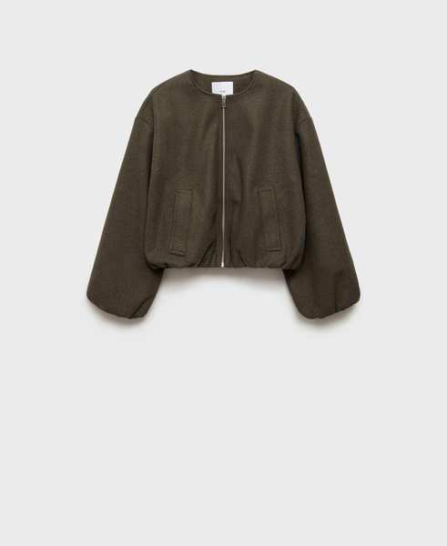 Women's Gathered Bomber Jacket