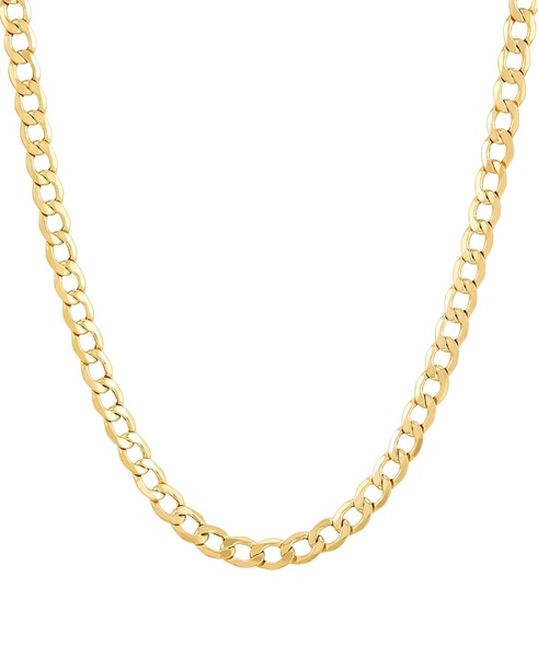 20" Curb Link Chain Necklace (5mm) in 14k Gold