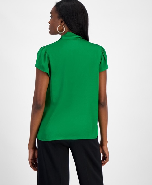Women's Tie-Front Flutter-Sleeve Blouse, Exclusively at Macy's 