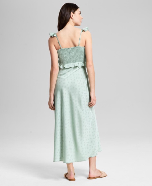 Women's Crisscross Ruffled Slip Dress, Exclusively at Macy's