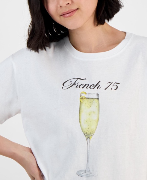 Women's Cotton Printed-Graphic Tee, Exclusively at Macy's