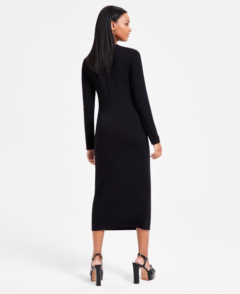 Women's Cutout Mock Neck Midi Dress, Exclusively at Macy's