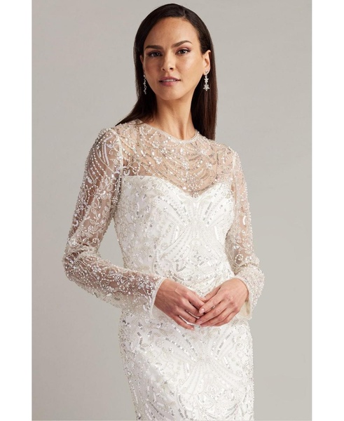 Women's Keziah Embellished Illusion Bridal Gown