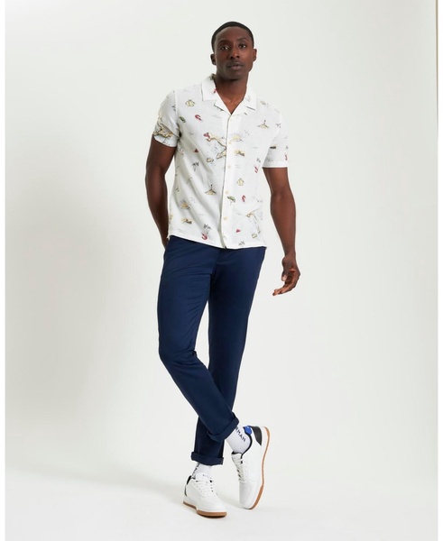 Men's Brighton To Amalfi Print Short Sleeve Shirt