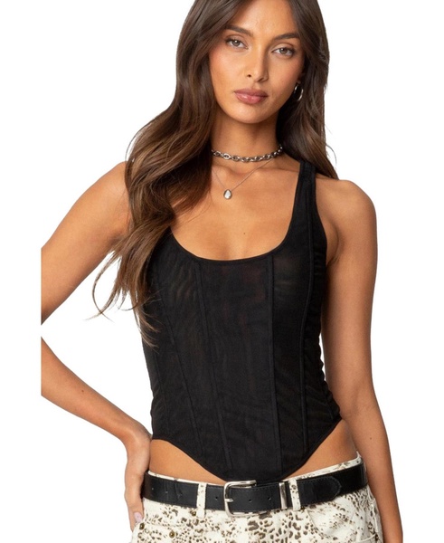 Womens Taty Mesh Corset