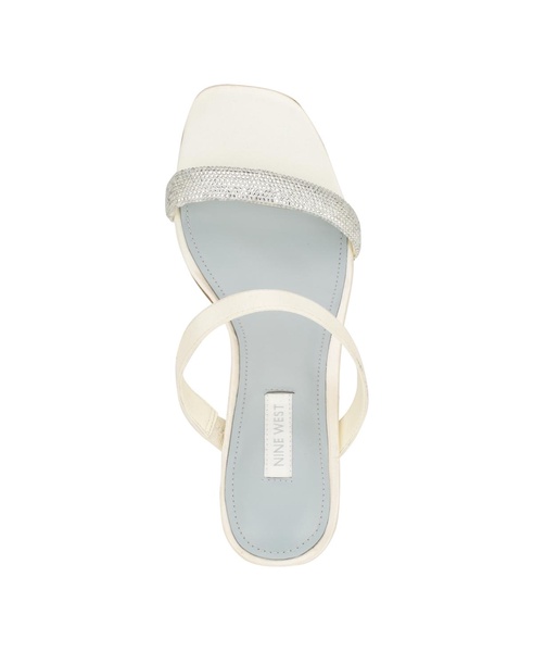 Women's Shimme Bridal Tapered Heel Dress Sandals