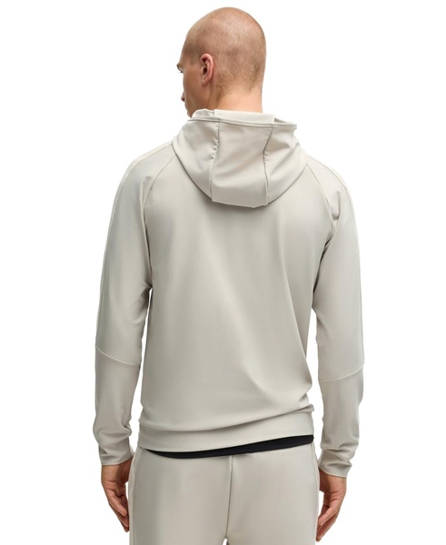 BOSS by Men’s Signature-Stripe Regular-Fit Zip-Up Hoodie
