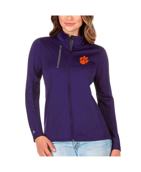 Women's Purple/Graphite Clemson Tigers Generation Full-Zip Jacket