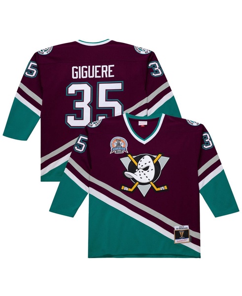 Men's Jean-Sebastien Giguere Purple Anaheim Ducks 2002-03 Power Play Jersey