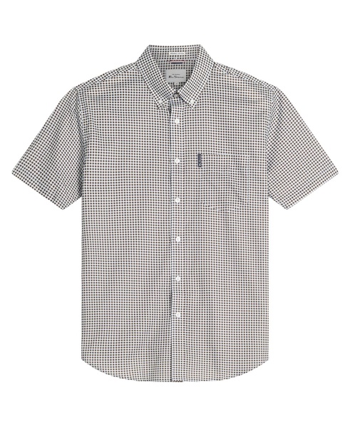 Men's Geo-Print Short Sleeve Shirt