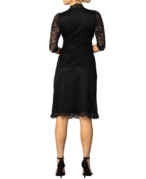Women's Scalloped Boudoir Lace Cocktail Dress