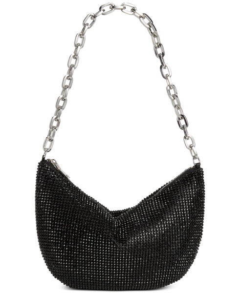 Crescent Diamond Mesh Small Chain Hobo, Created for Macy's 