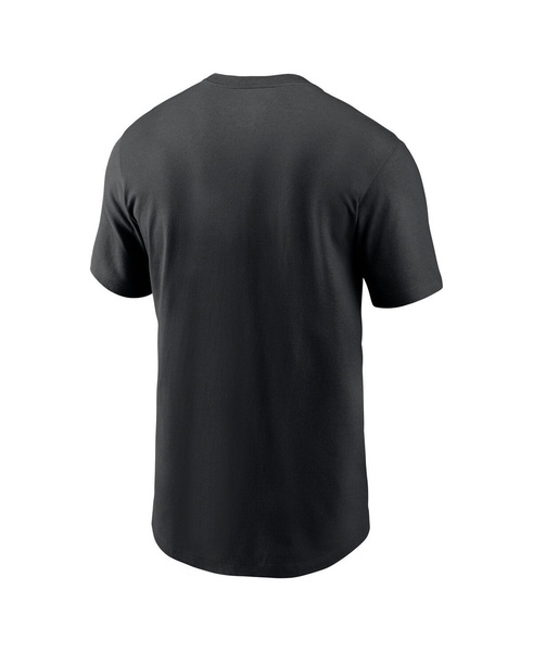 Men's Black Las Vegas Raiders Lockup Essential T-shirt