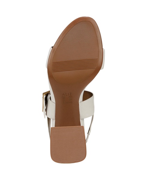 vicky womens leather block heel slingback heels