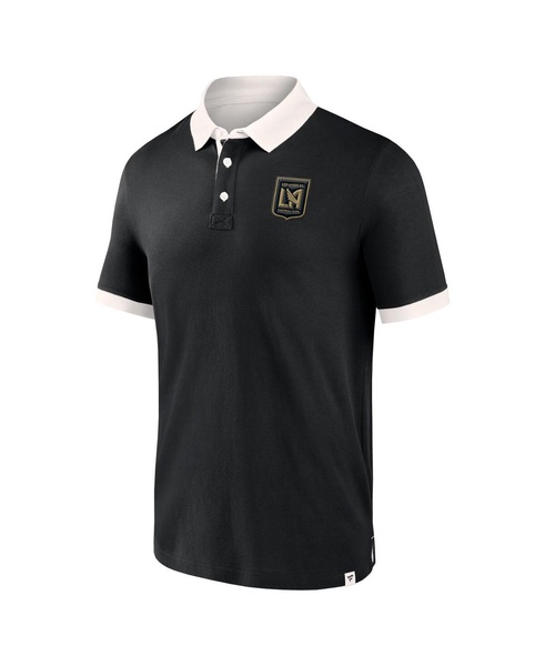 Men's Black LAFC Second Period Polo Shirt