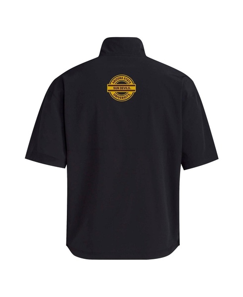 Men's Black Arizona State Sun Devils 2024 Half-Zip Short Sleeve Training Jacket