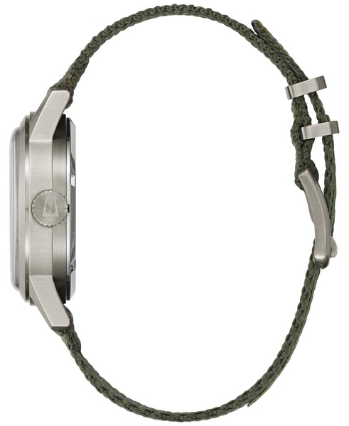 Men's Automatic Hack Green Nylon Strap Watch 38mm