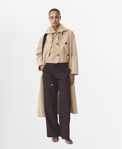 Women's Pockets Cotton Jacket