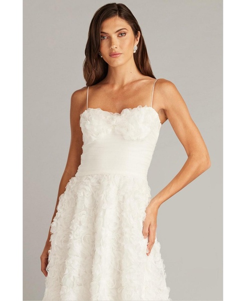 Women's Greer Rosette Appliqu  Midi Dress