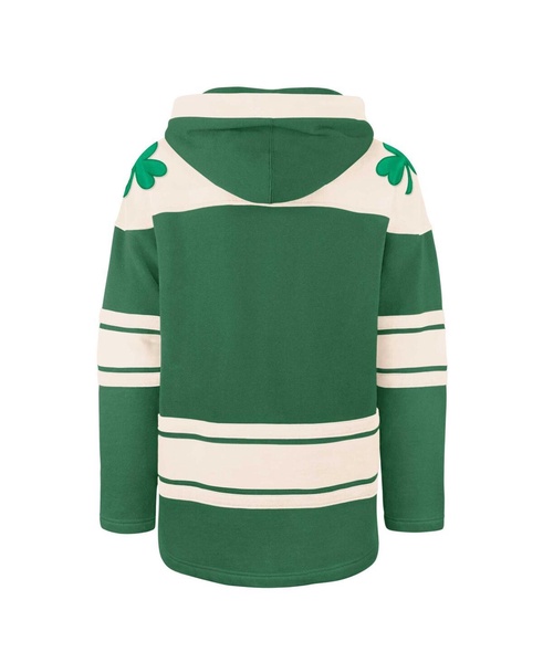 Men's Kelly Green Pittsburgh Penguins St. Patrick's Day Superior Lacer Pullover Hoodie
