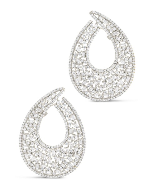 Paige Cubic Zirconia Statement Stud Earrings