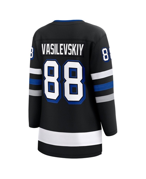 Women's Andrei Vasilevskiy Black Tampa Bay Lightning Alternate Premier Breakaway Player Jersey