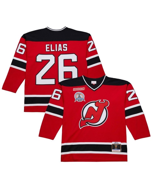 Men's Patrik Elias Red New Jersey Devils 1999-00 Power Play Jersey