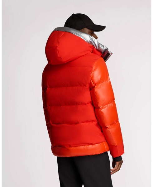 Men's Farlin Mixed Media Relaxed Fit Puffer with Removable Hood