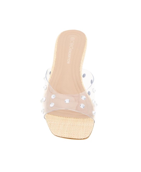 Women's Inika Vinyl Slip On Dress Sandals