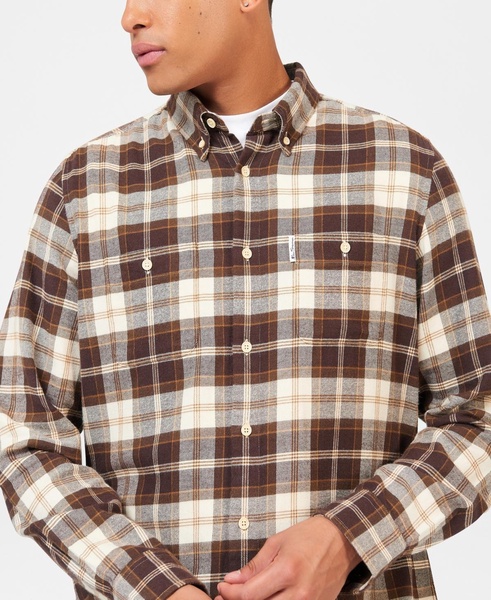 Men's Brushed Plaid Shirt