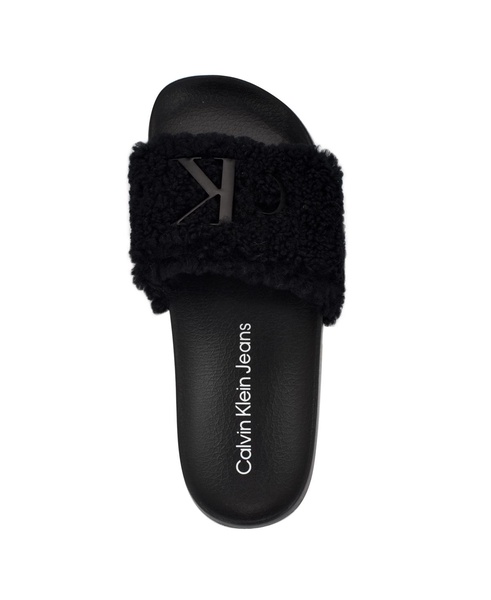 Women's Amaya Fuzzy Slide Sandals
