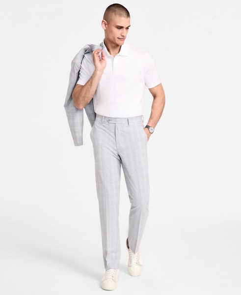 Men's Slim-Fit Plaid Suit Pants, Created for Macy's