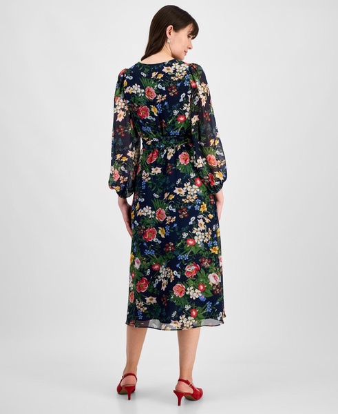 Women's Floral-Print Maxi Dress