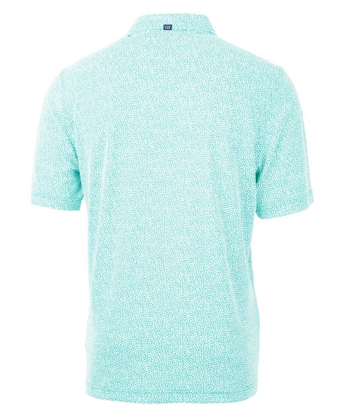 Big & Tall Virtue Eco Pique Botanical Print Recycled Polo Shirt