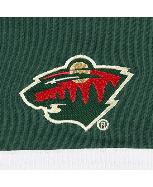 Men's Green Minnesota Wild Walter Lace-Up Long Sleeve Top