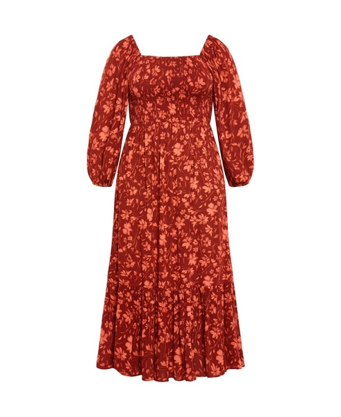 Plus Size Kaylee Print Maxi Dress