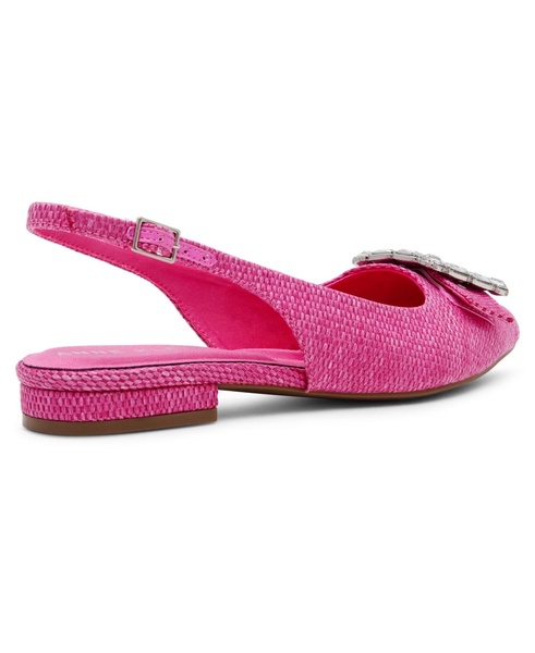 Women's Kenni Embellished Buckle Slingback Flats
