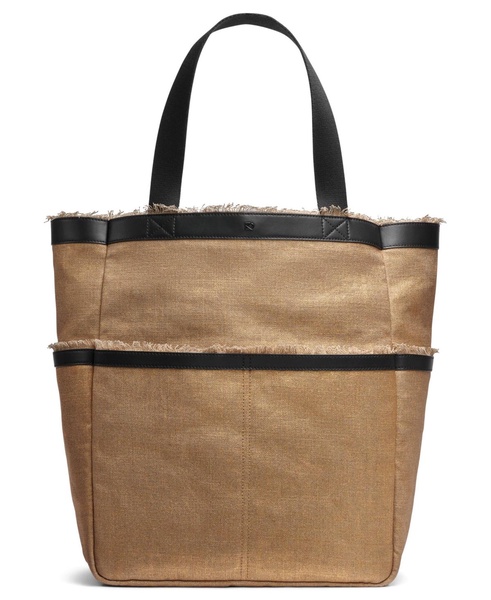 Lido Metallic Canvas Tote Bag