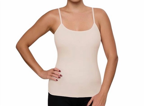 spaghetti strap cami top in off white