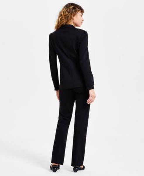 Women's Single Button Blazer, Scoop-Neck Camisole & High Rise Compression Pants, Exclusively at Macy's