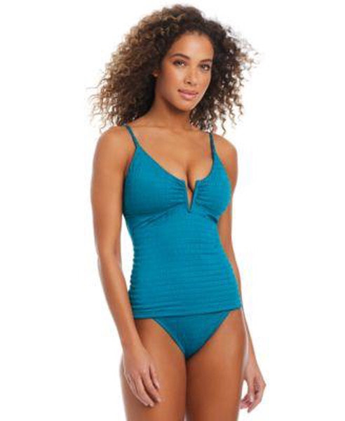 Women's Pucker Up V-Wire Tankini Top & Hipster Bikini Bottoms, Exclusively at Macy's