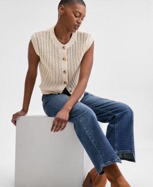 Women's Sweater Vest & Jeans, Exclusively at Macy's